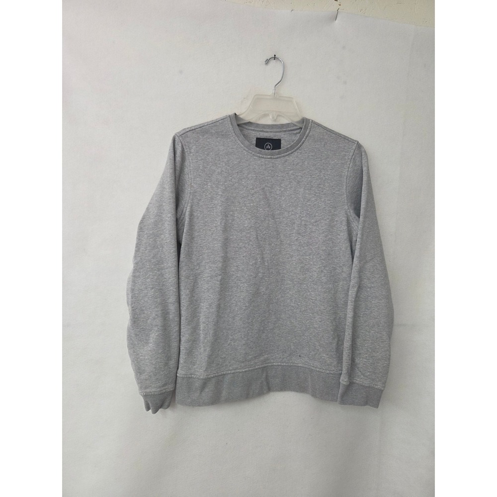 Aether Crewneck Sweatshirt Mens Size 1 Heather‎ Grey French Terry Pullover